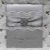 Silver Lace Greeting Card with Envelope Wedding Invitation Card Personalized Custom 